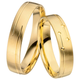 Linden Trauringe / Eheringe Egliswil Minimalistisches Design - 1418/1419